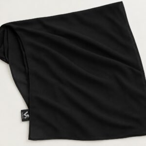 Black Chiffon Hijab